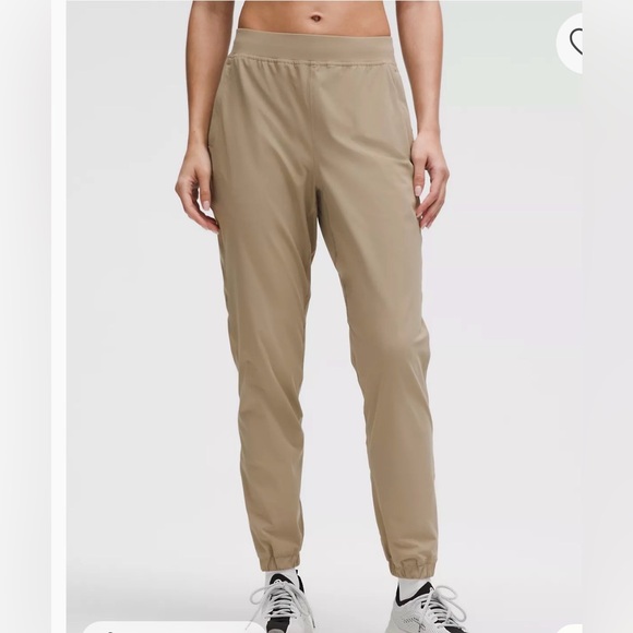 lululemon athletica Pants - Lululemon Adapted State High-Rise Jogger tan